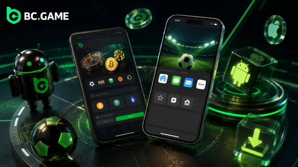 BC.Game on Mobile: Android and iOS